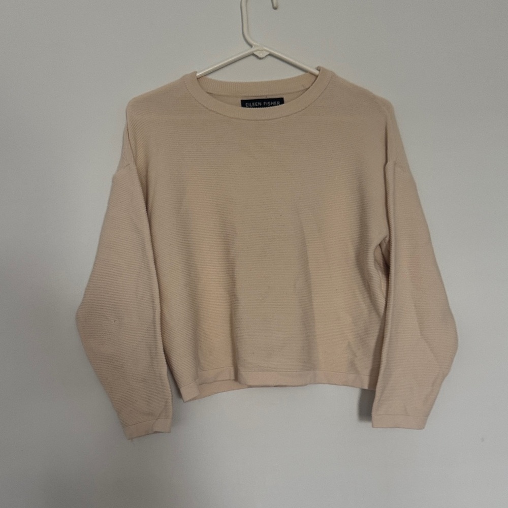 Eileen Fisher Cream Women's Sweatshirt